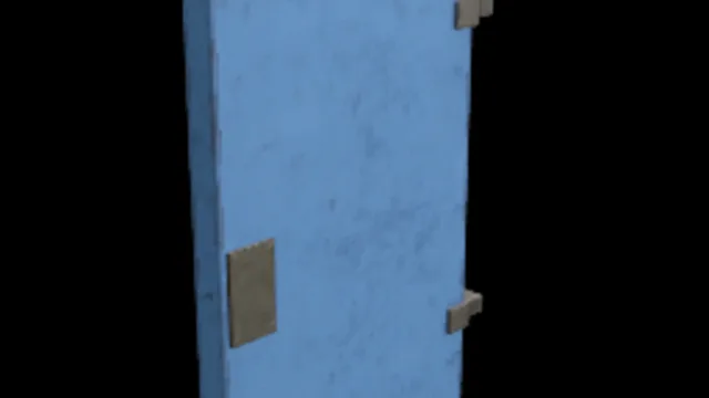 Retro Bathroom Stall Door
