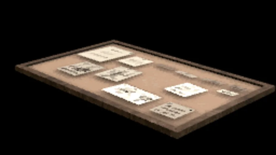 Retro Bulletin Board