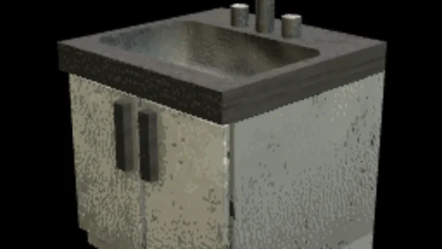 Retro Cabinet Bottom Sink