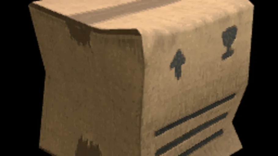 Retro Cardboard Box 2