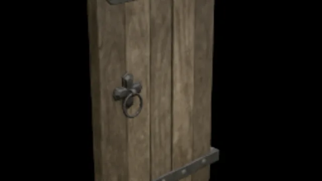 Medieval Wood Door