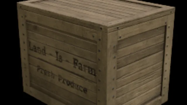 Small Wood Crate