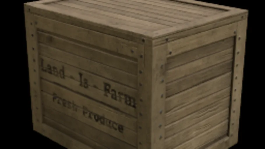 Small Wood Crate