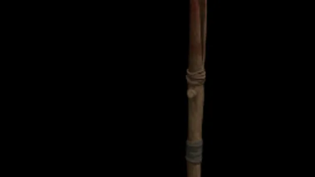 Wood Makeshift Spear