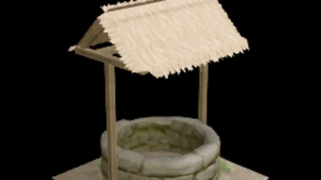 Well with roof