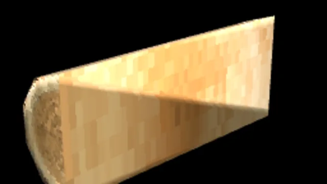 Retro Wooden Log Chopped