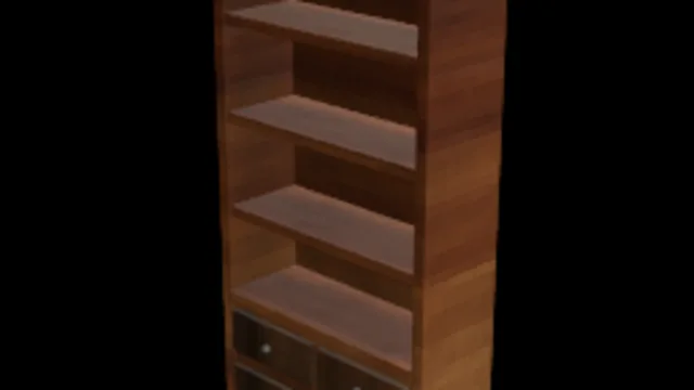 Retro Wood Bookshelf