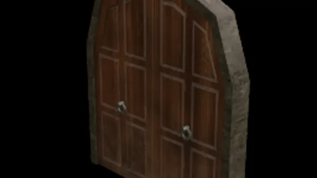 Retro Mansion Double Doors