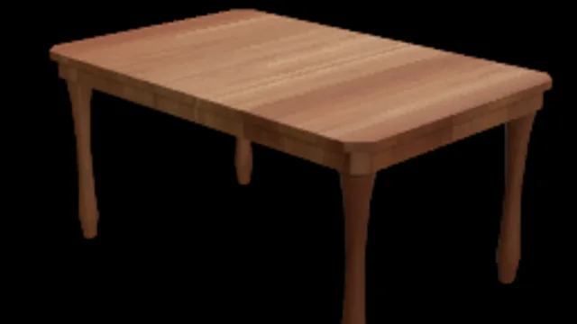 Retro Wood Table