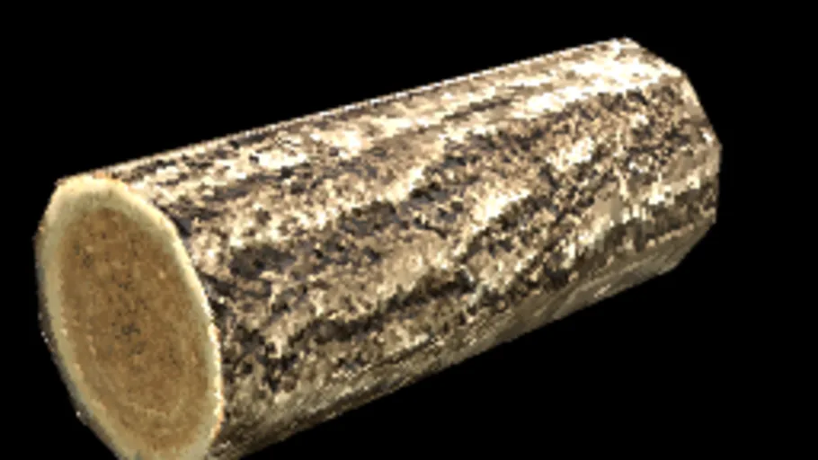 Retro Wooden Log