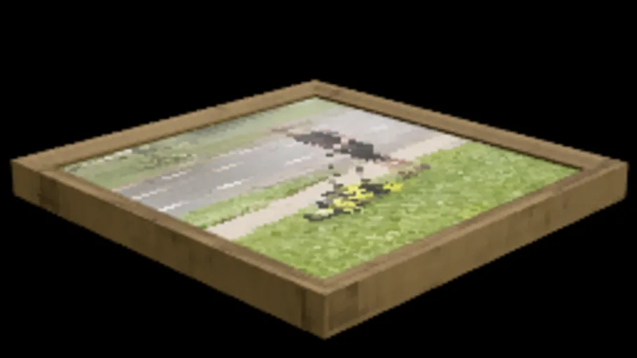 Retro Square Painting