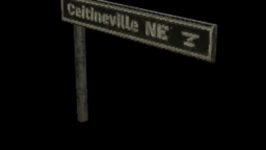 Retro Street Sign Big