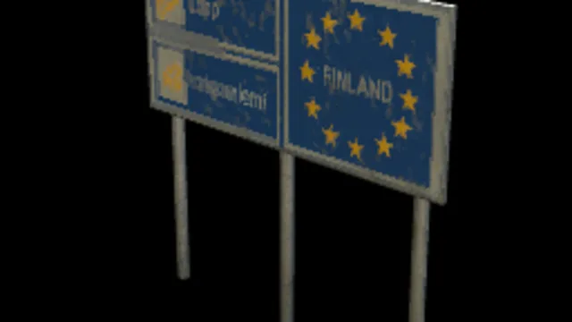 Retro Town Sign