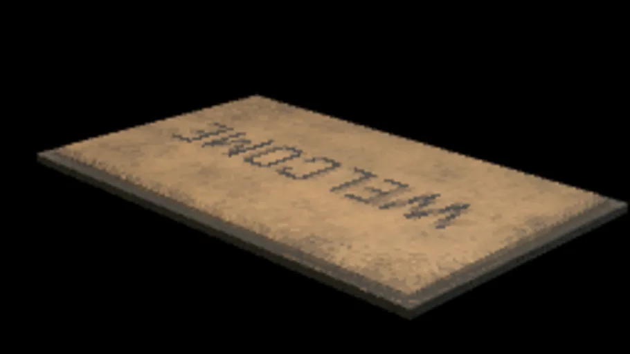 Retro Welcome Rug