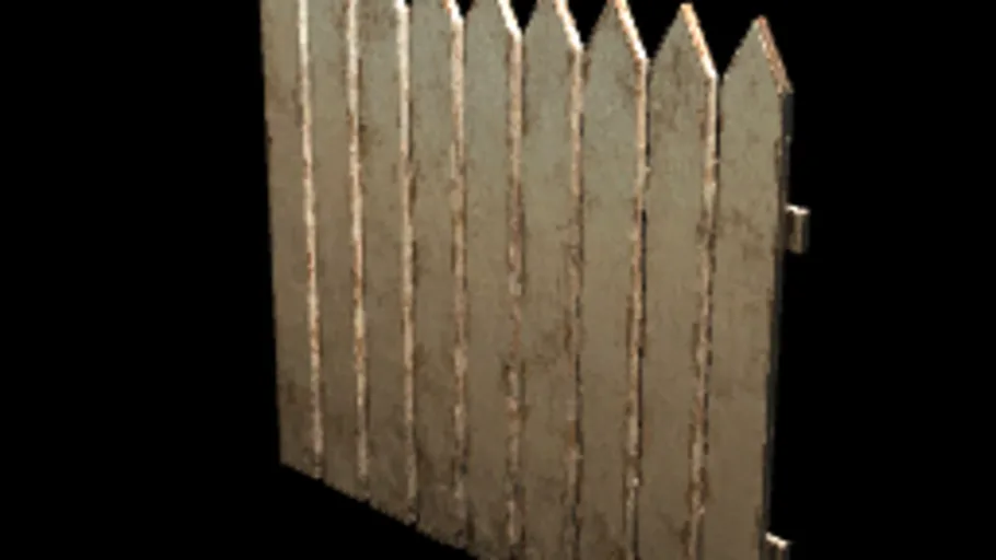 Retro Wood Fence