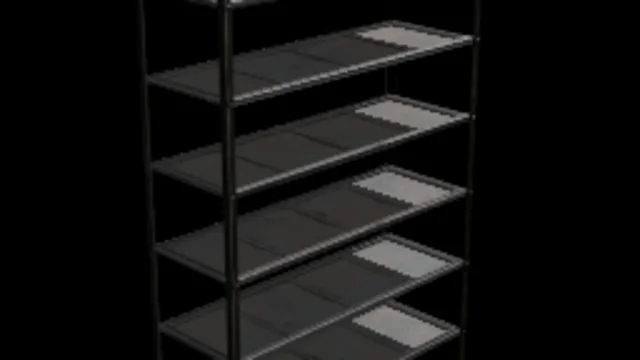 metal shelf