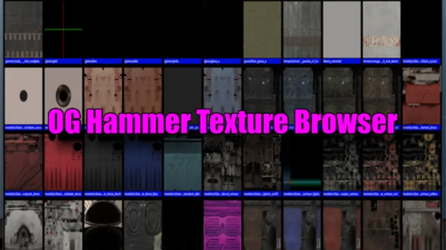 Hammer Texture Browser(Source 1)