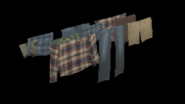Hanging Clothes Rack B
