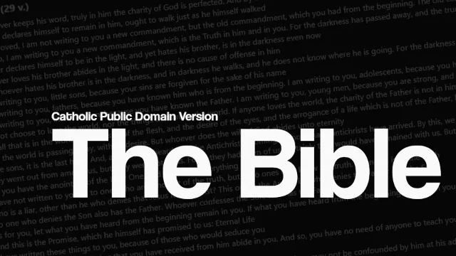 [CPDV] The Bible