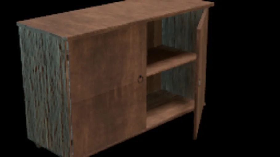 wood cupboard