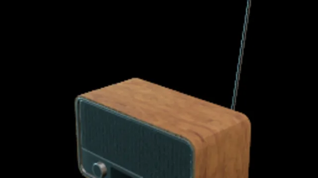 Wood Finish Radio