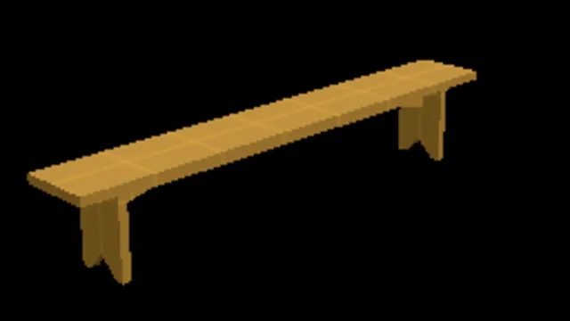 Cafeteria Bench 001A