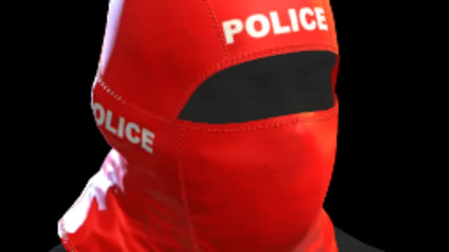 Police Balaclava Red