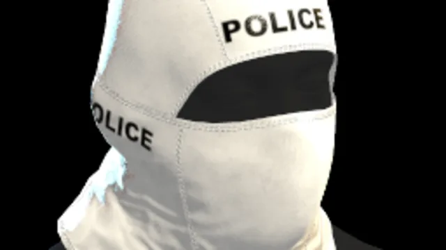 Police Balaclava White