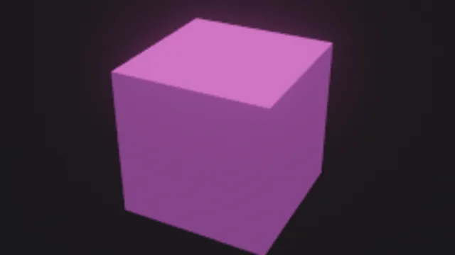 Pink Cube
