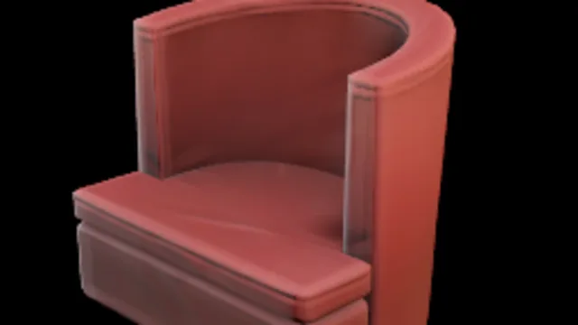 Red Bucket Chair
