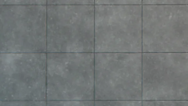 concrete tiled floor