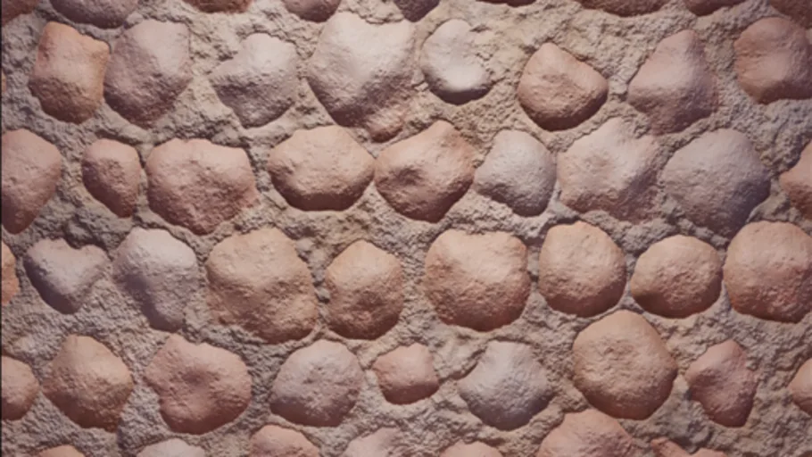 Cobblestone Wall