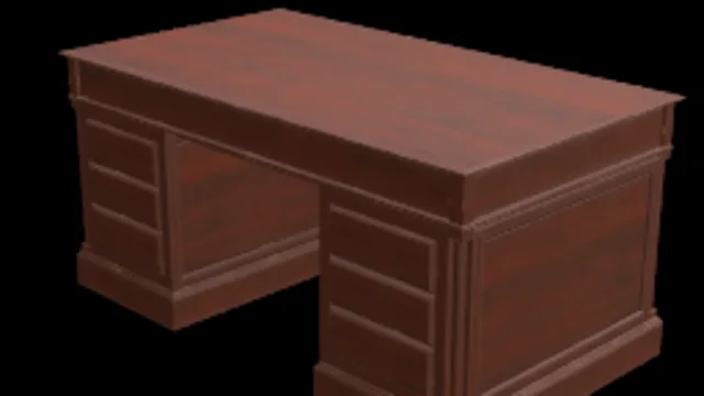 Josh Wilson's Ornate Desk