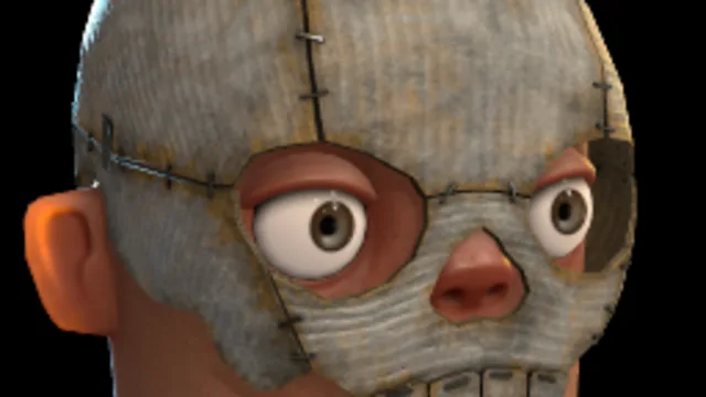 Cardboard Skull