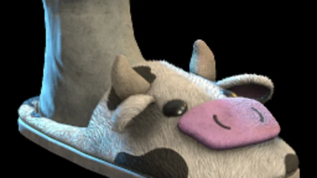 Cow Slippers