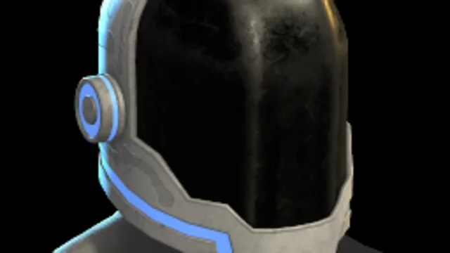White Electronic Helmet