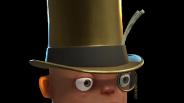 Mr Gold Top Hat