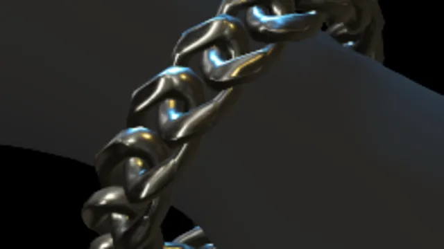 Silver Cuban Link Wrist Chain