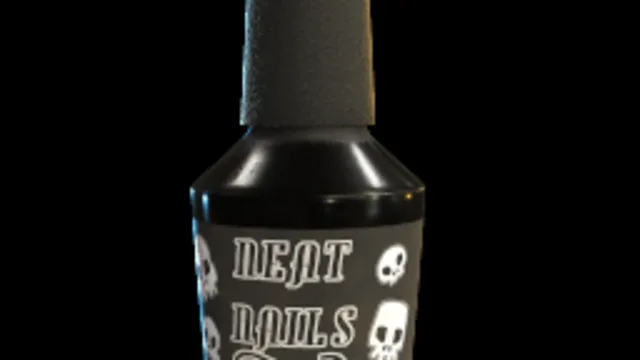 Skull Painted Nails