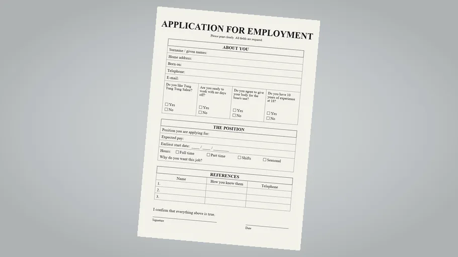 Job Application