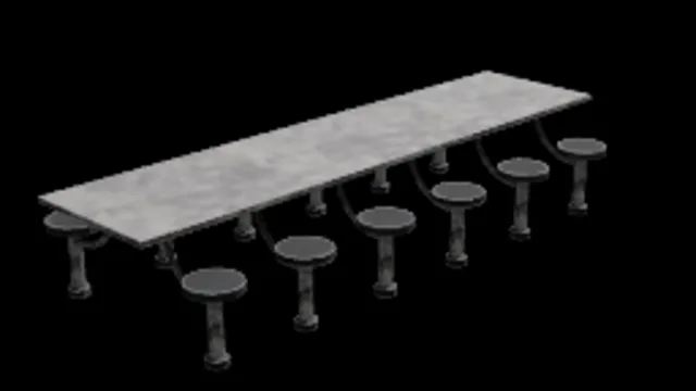 Cafeteria Table