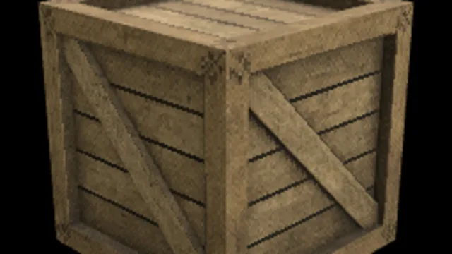 Wood crate