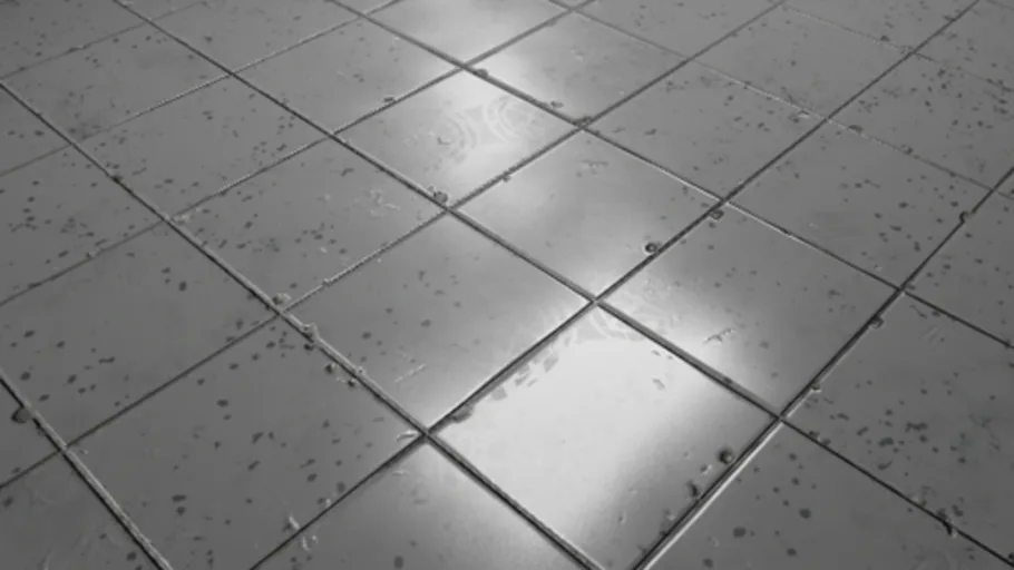 Floor - Splotch 1 (White)