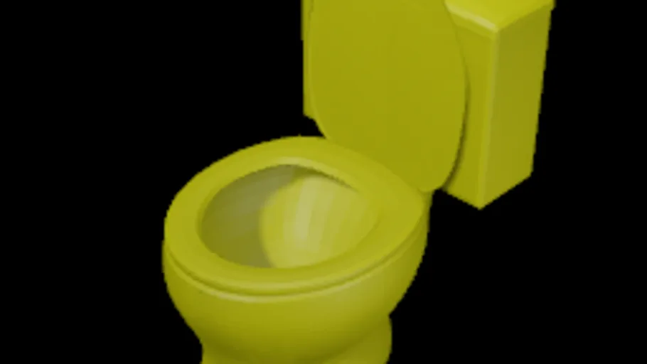 Test Yellow Toilet