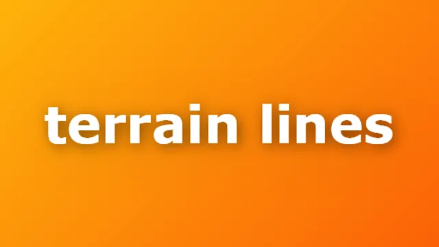 Terrain Lines