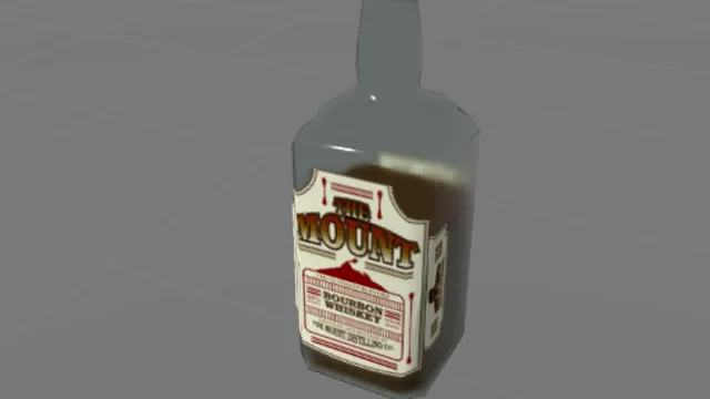GTA 5 whiskey bottle