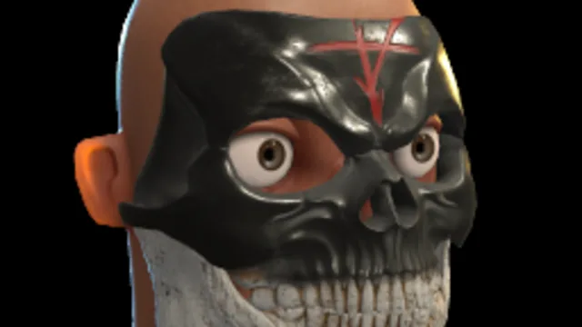 Skull Mask Black&White