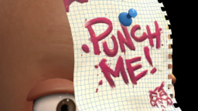 Pinned Note "Punch Me!"