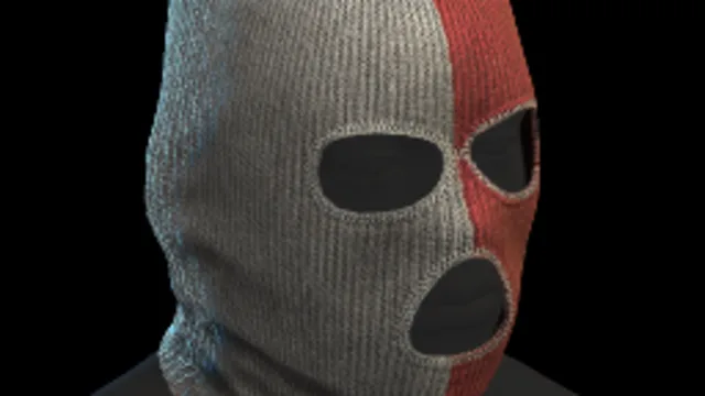 Balaclava Red White