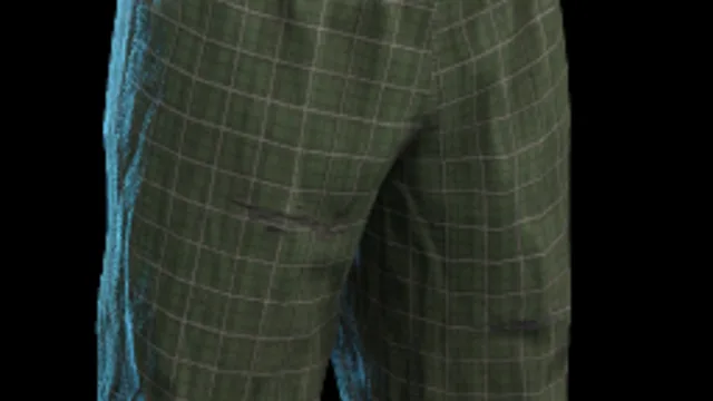 Plaid Shorts Green